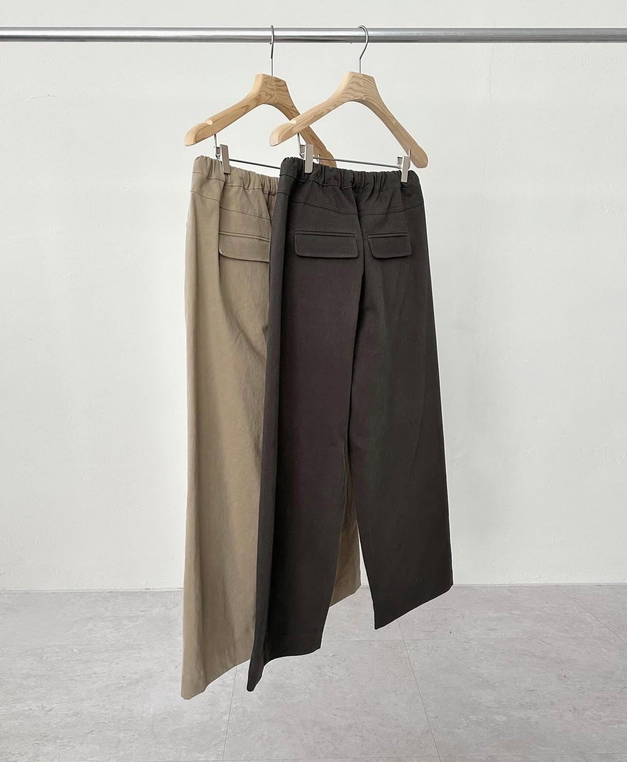 liter dover peach gimo bandding pants-2col