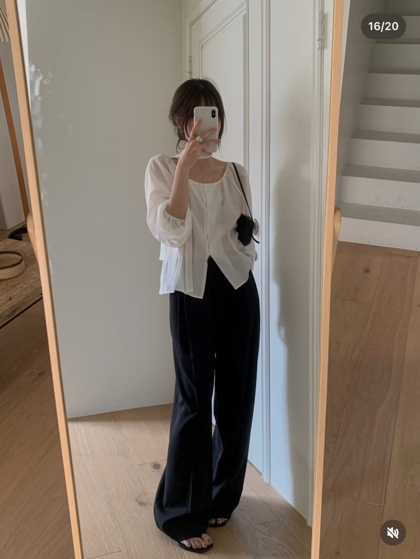 wrap slacks set-3col