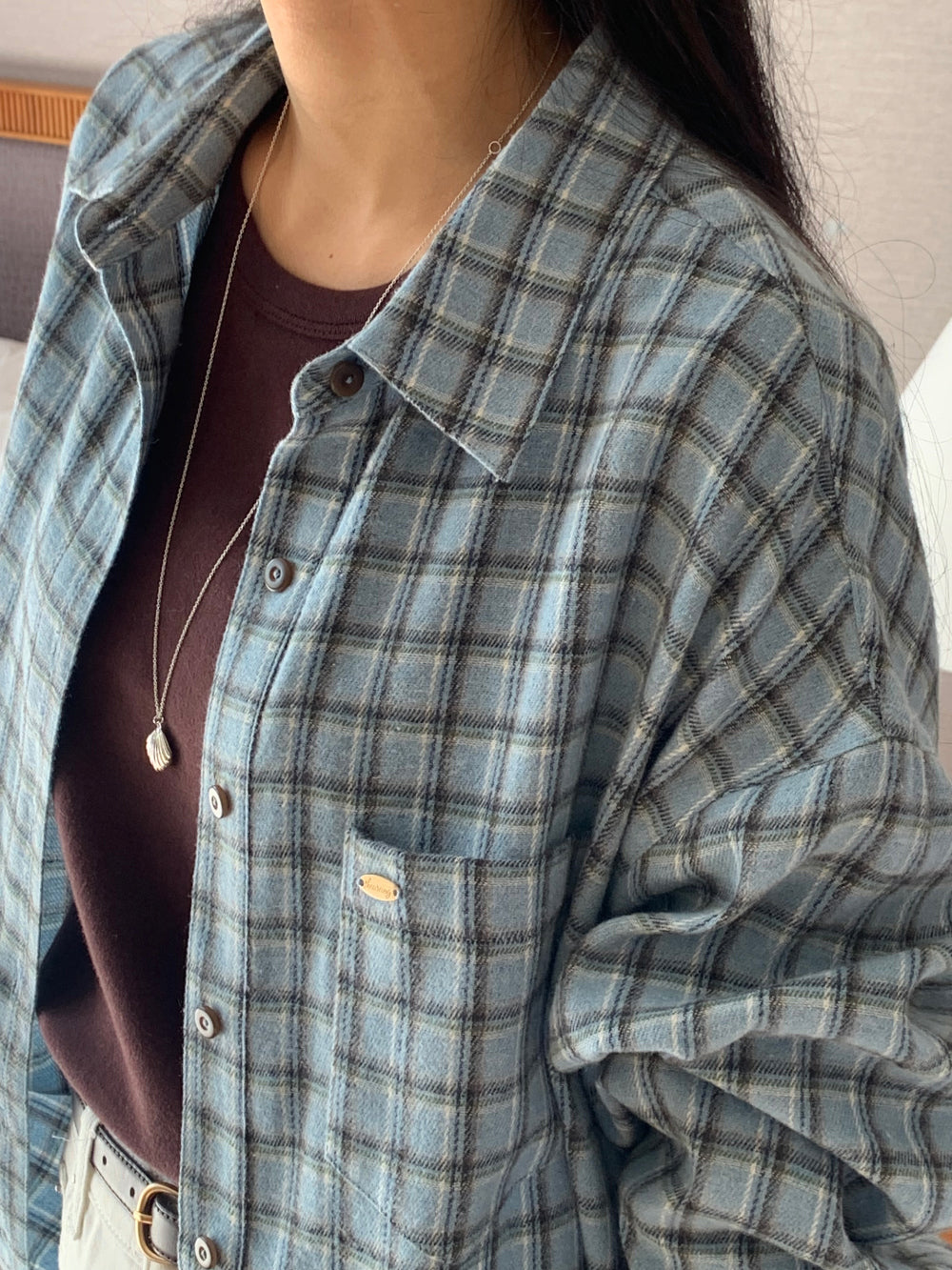 tint check gimo shirt-2col