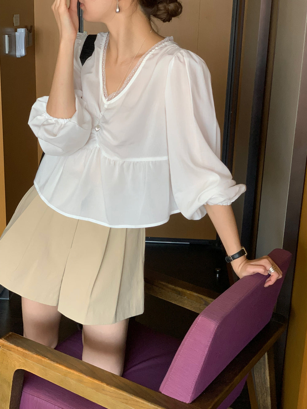 Dive blouse-2col
