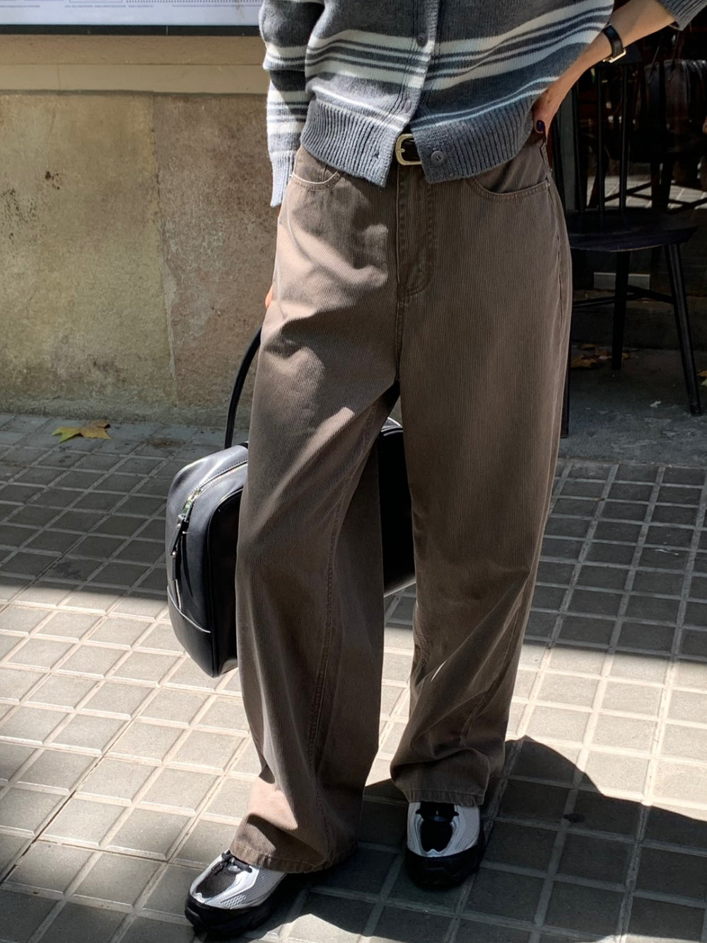 Tissue rib denim