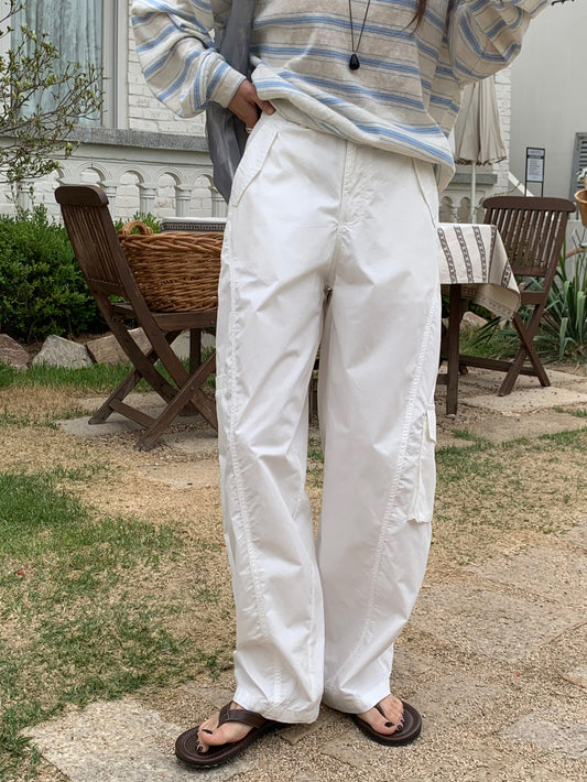 Melton pocket pants-2col