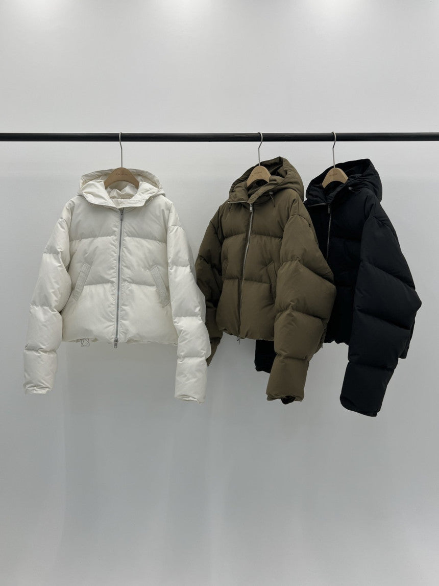 Noa hood duck down padding-3col