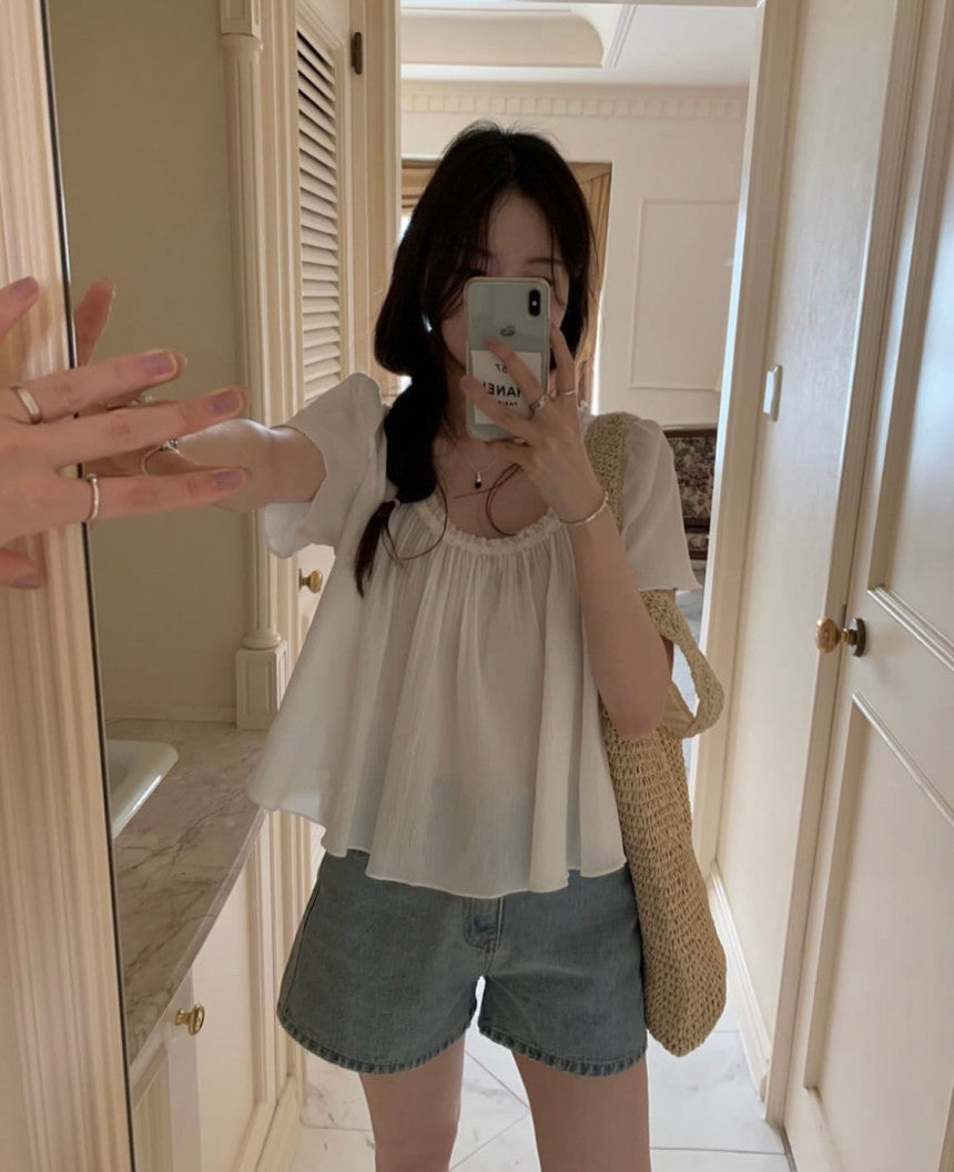 Smoothie short denim