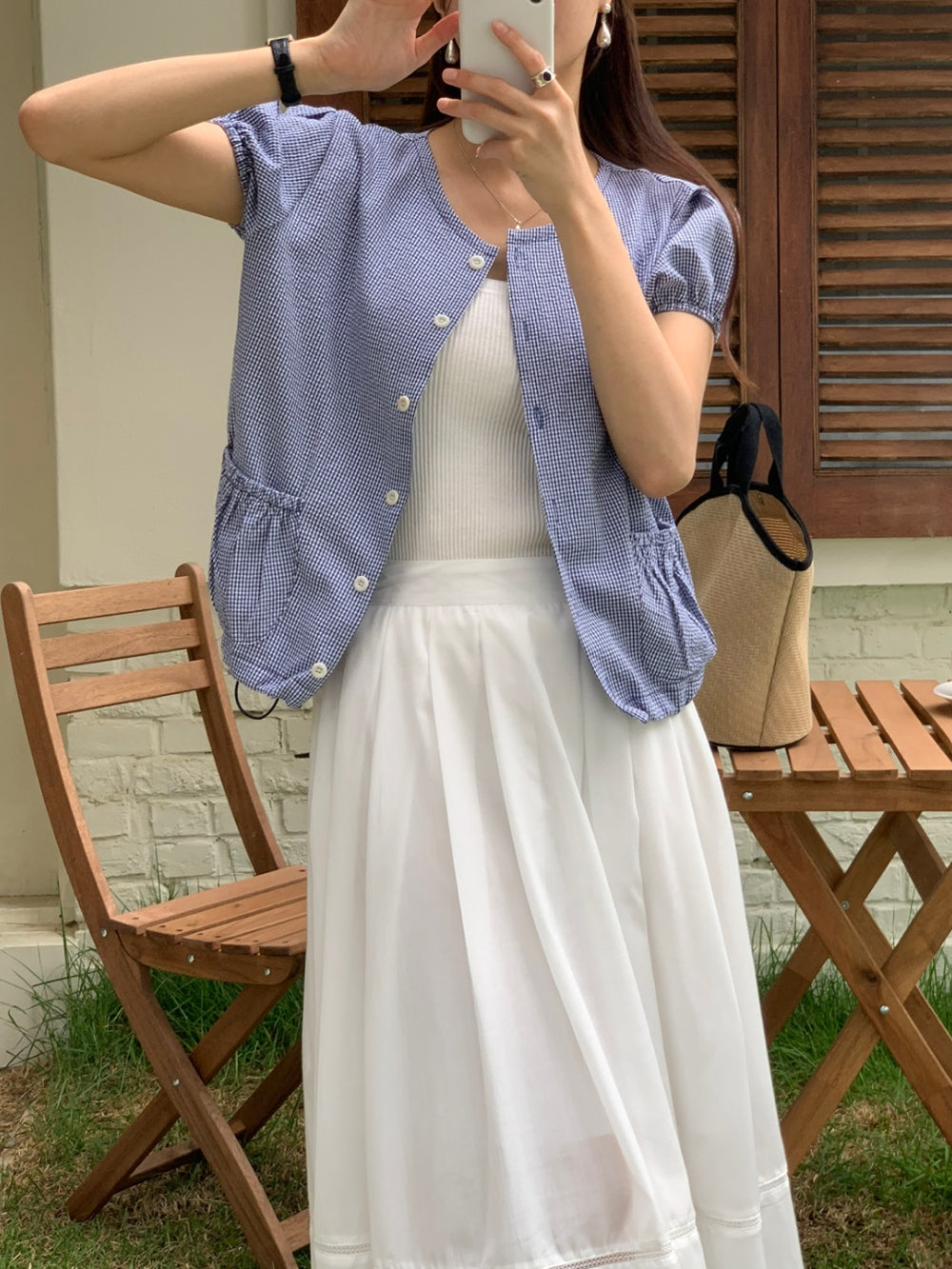 Chesnut blouse jumper-2col