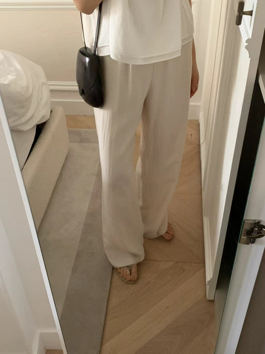 Ounce sage silky pants-2col