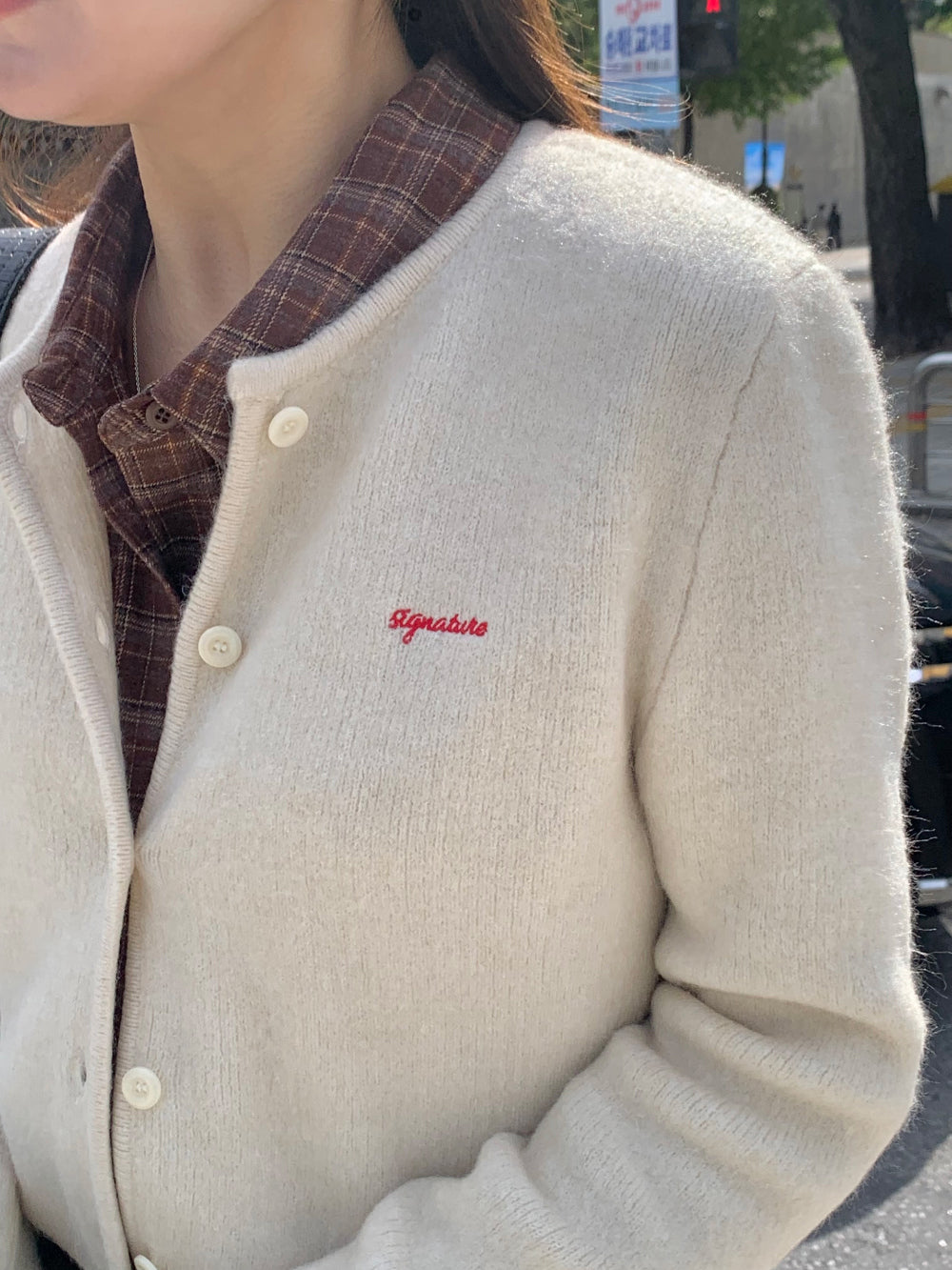 Boston check shirt-2col