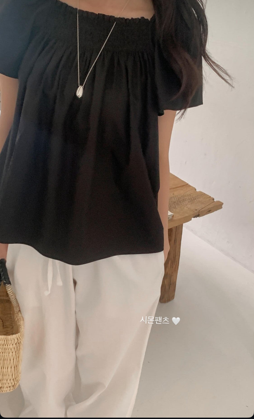 Yuko blouse-4col