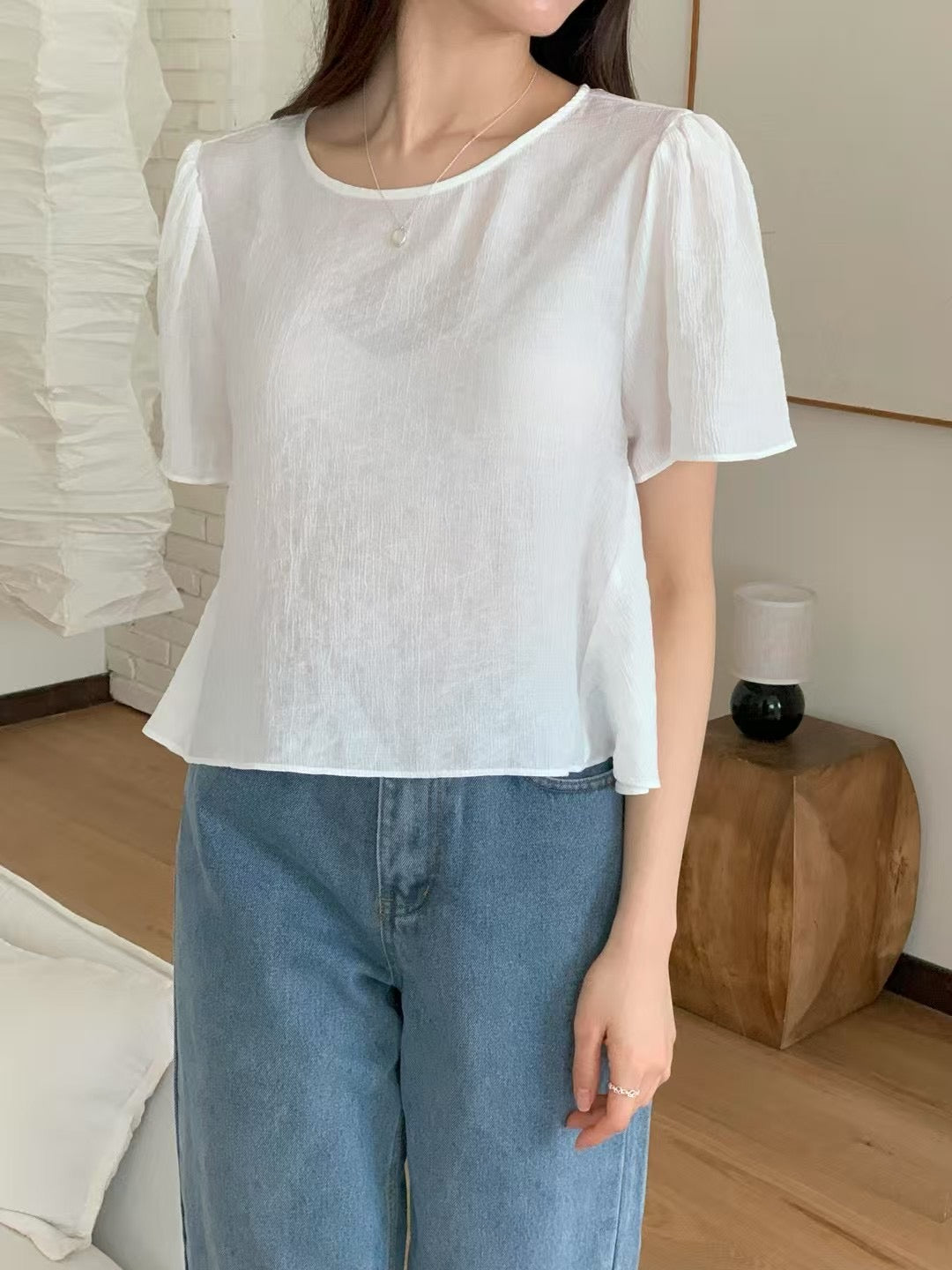 Mur half blouse-3col