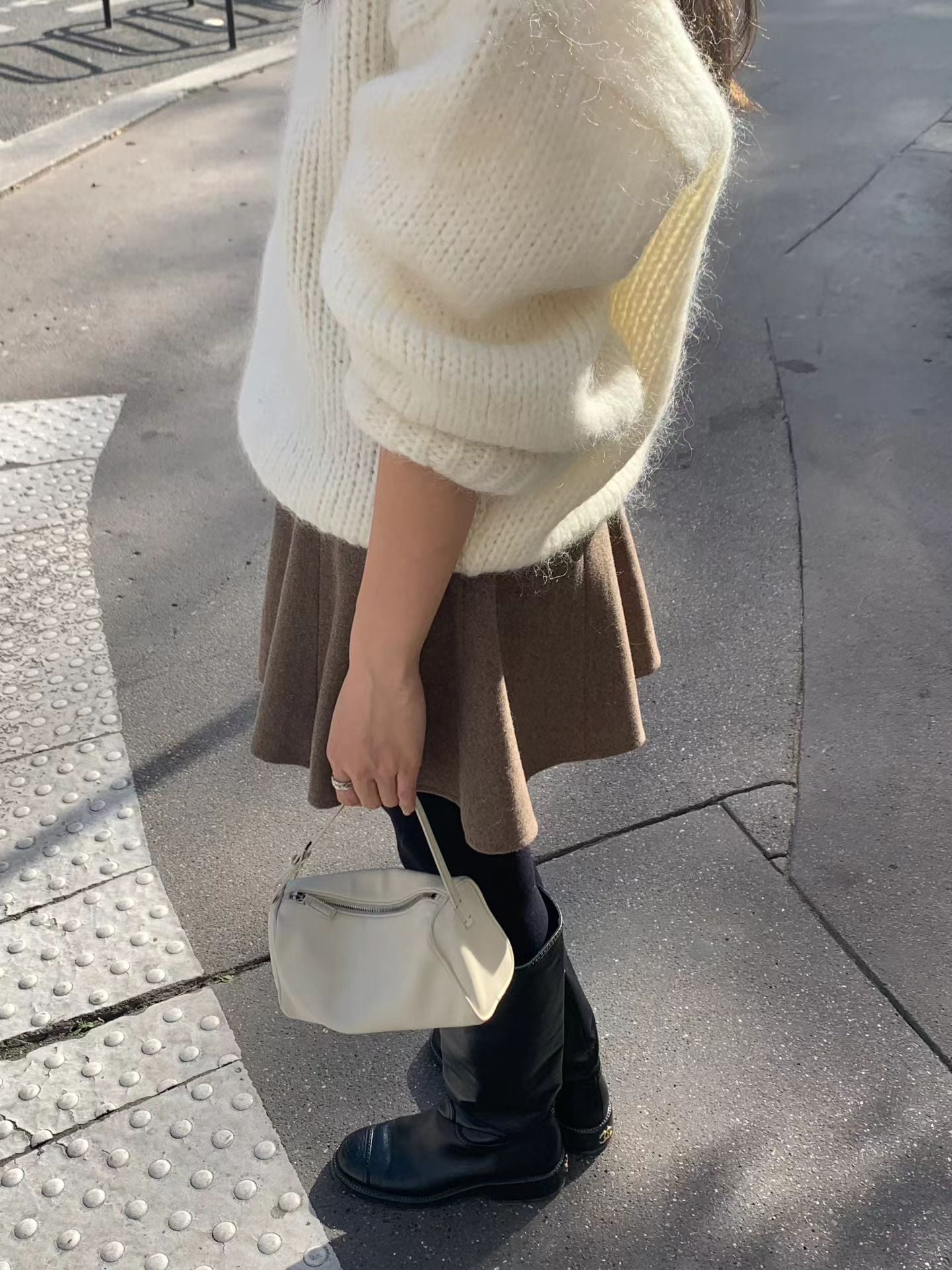 Ounce rina mohair v-knit-2col