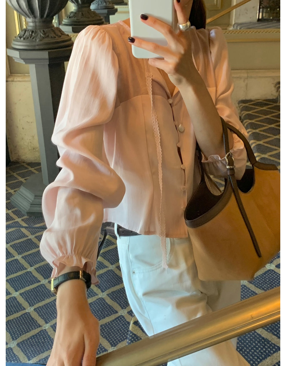 Shining blouse-3col