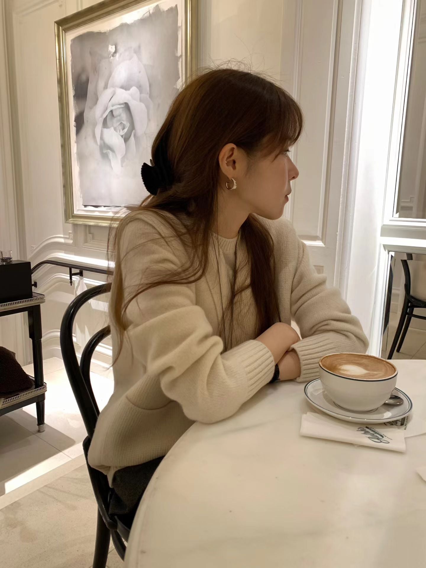 ivory即納 Ounce pocket knit vest cardigan-2col