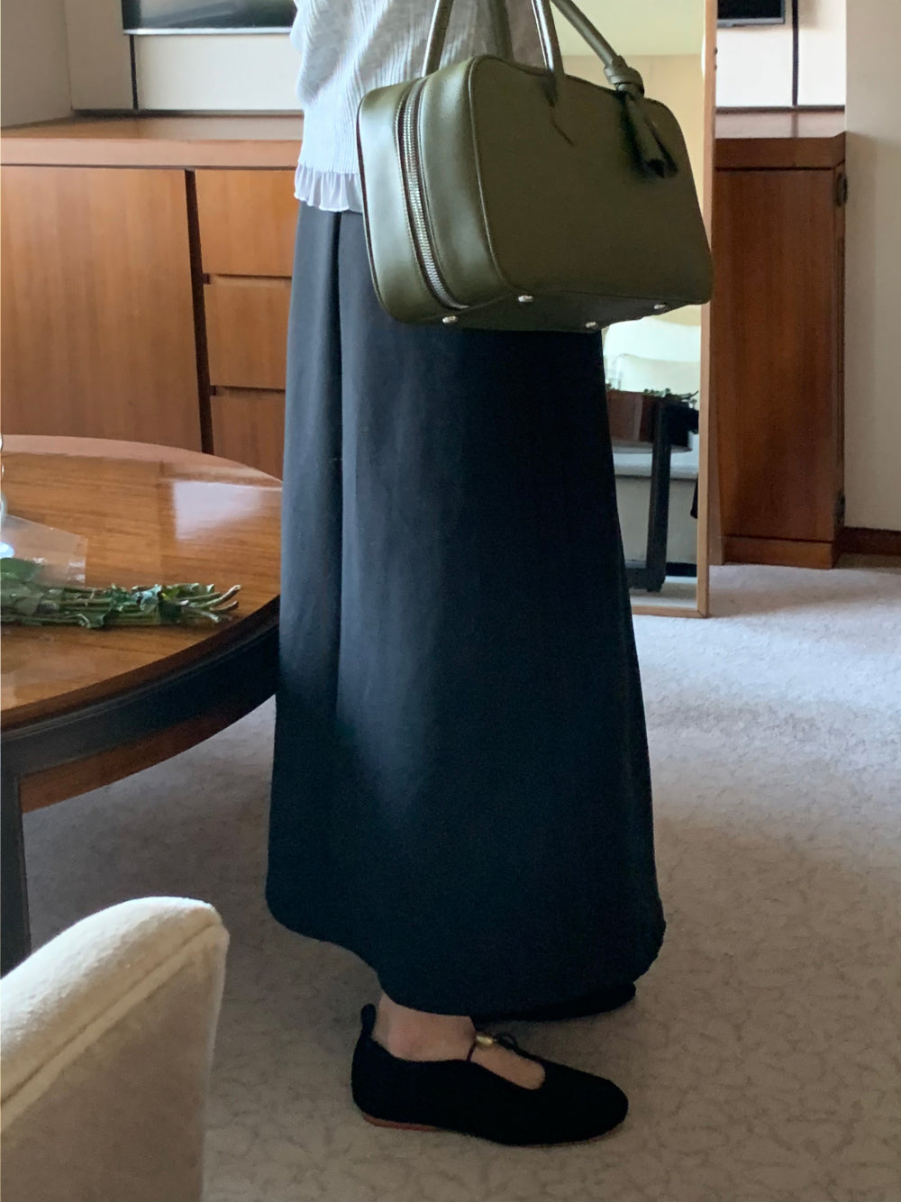 Macaron banding skirt-4col