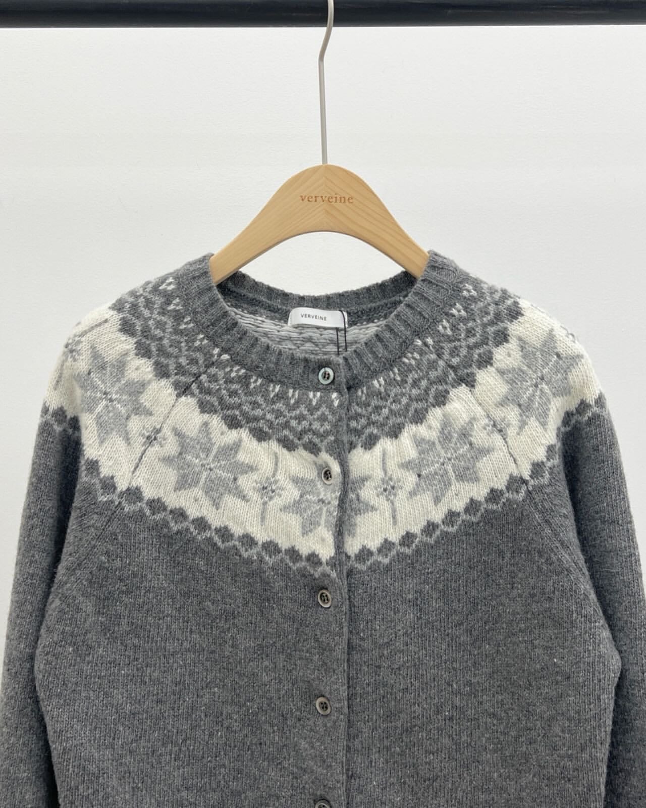 Otaru snowflake jagad cardigan-2col