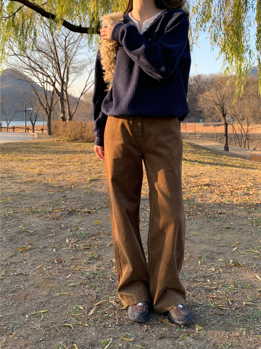 bit corduroy pants-3col