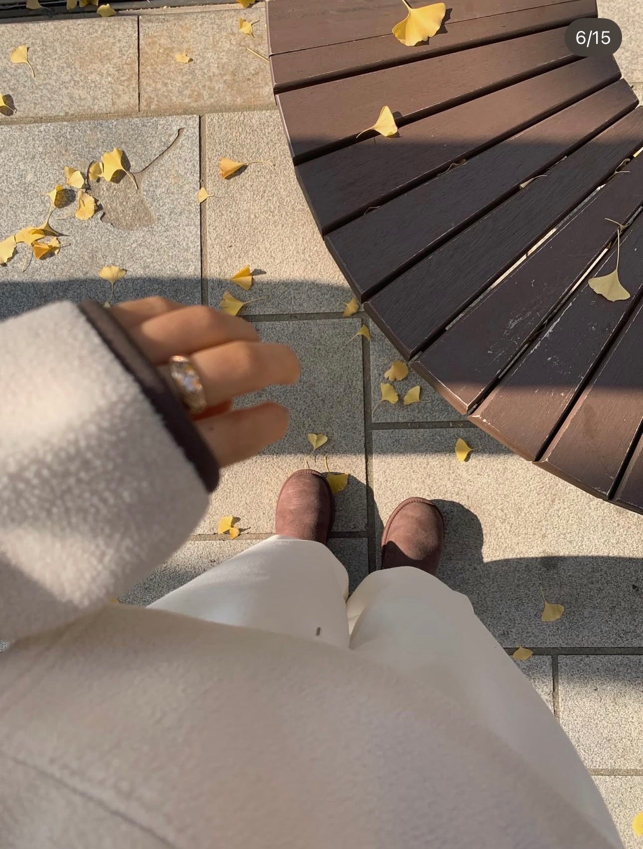 liter snow 2way fleece straight pants-2col