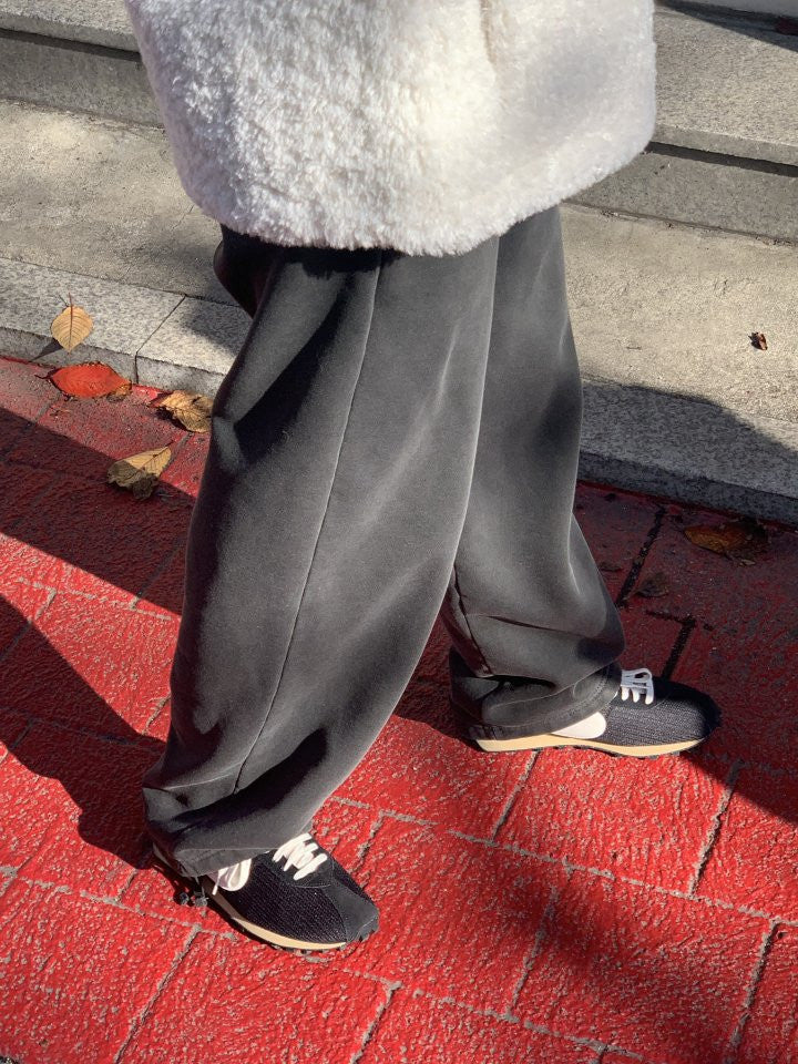 pigment fleece dying hood zip up&pants