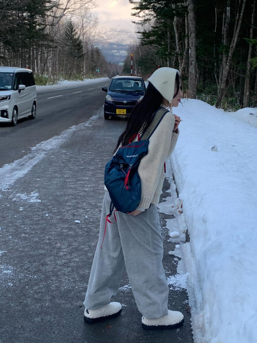 winter rosy cardigan-2col