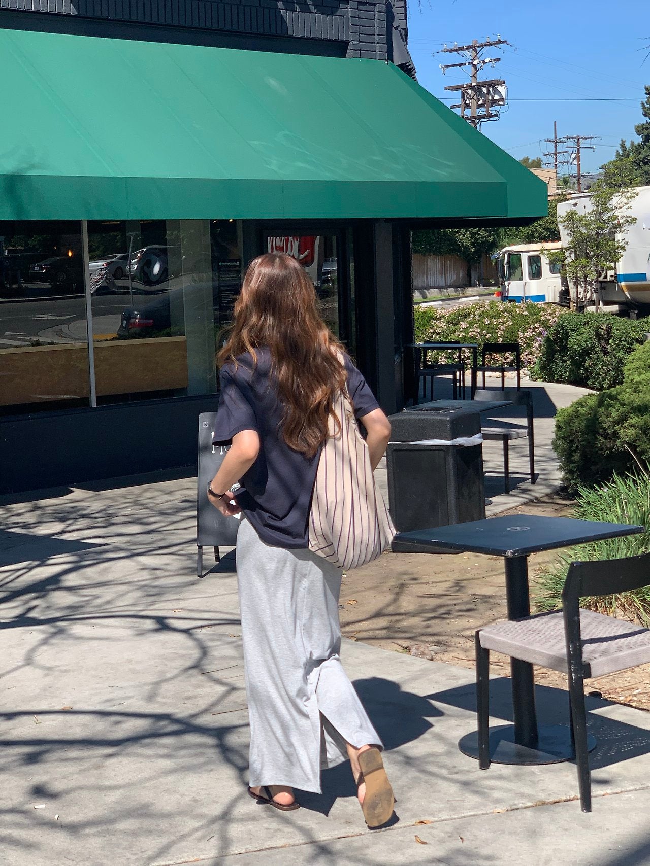 Rive jersey long skirt-4col