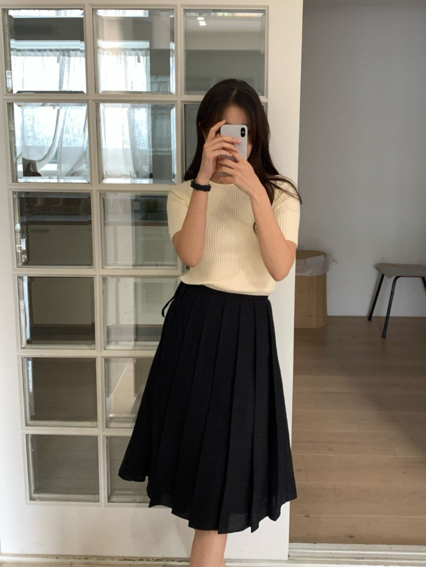 Louis rib half knit-4col