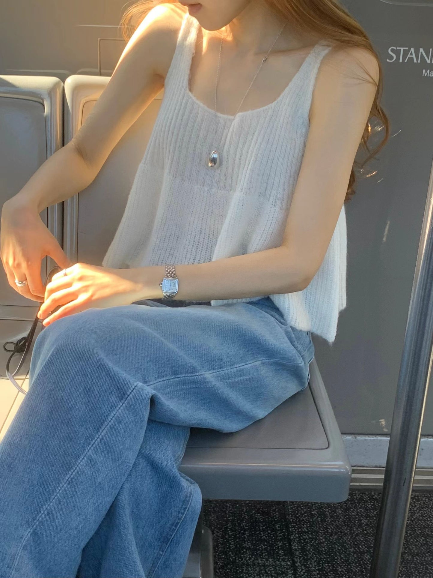 Ounce more knit bustier-2col