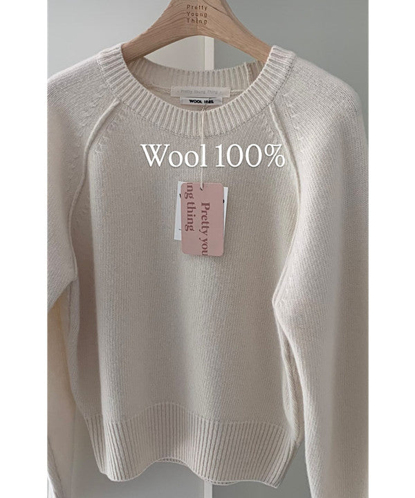 wool reglan knit-4col