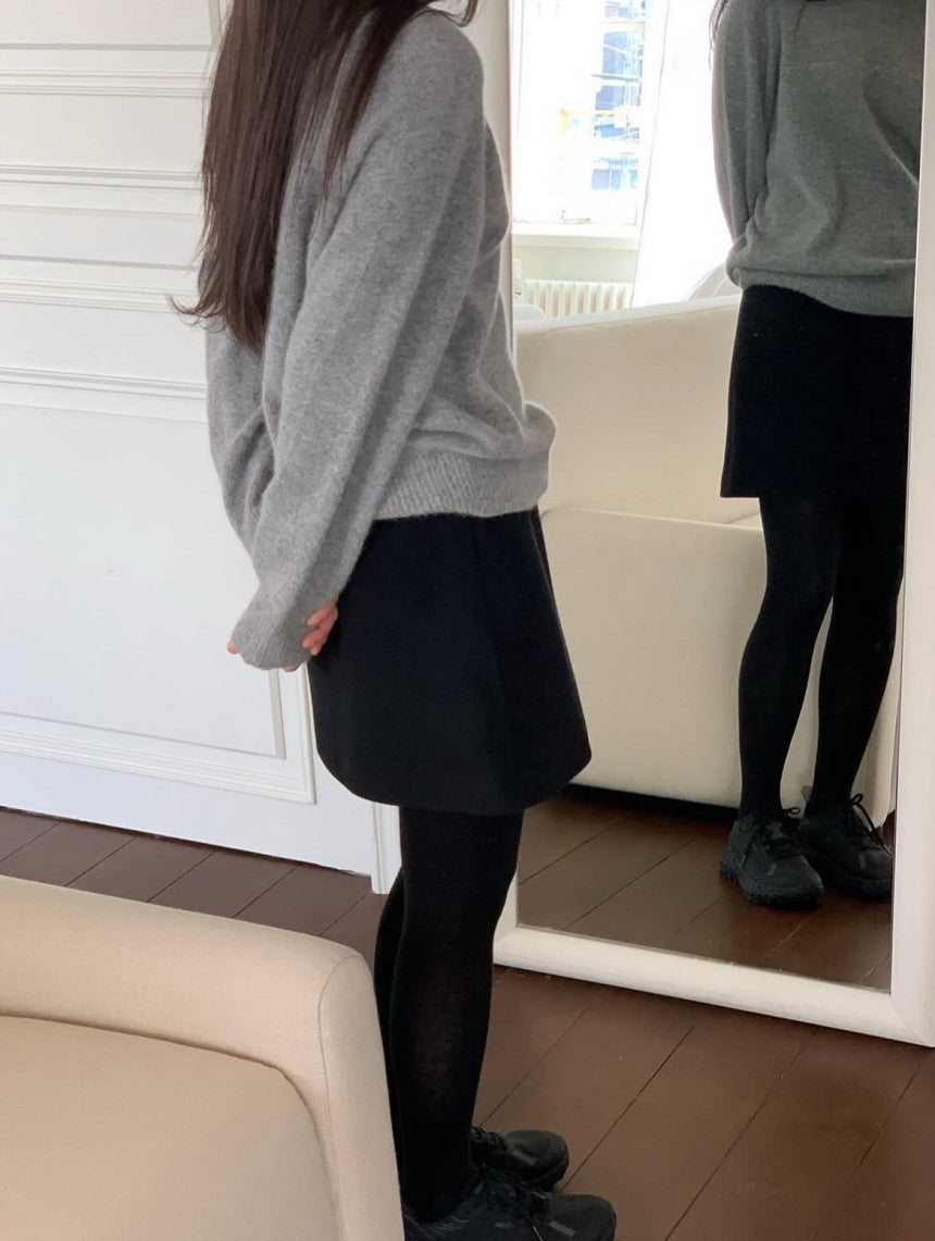 filelo wool skirt-2col