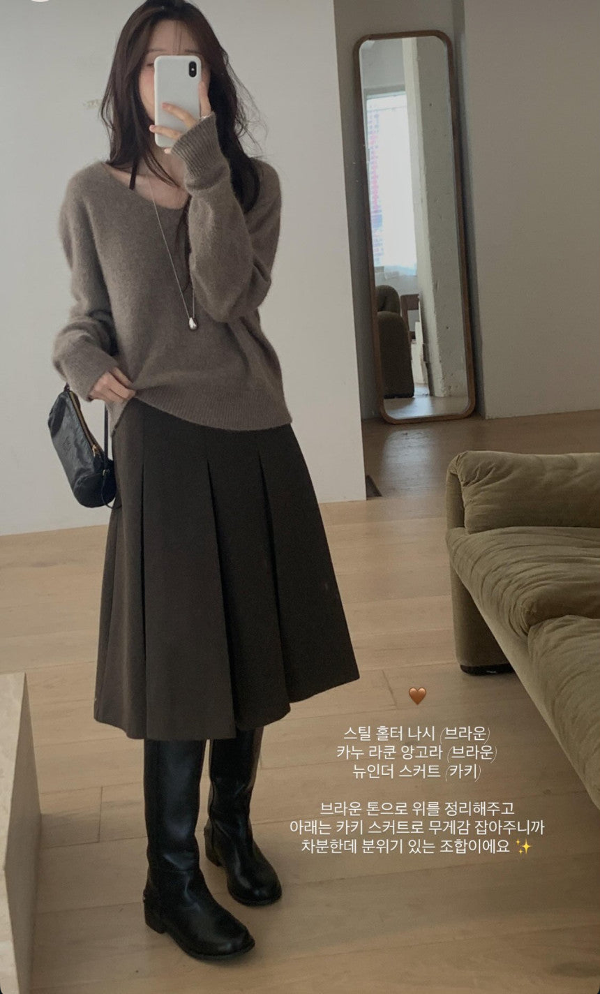 Kanu raccoon fox knit-4col