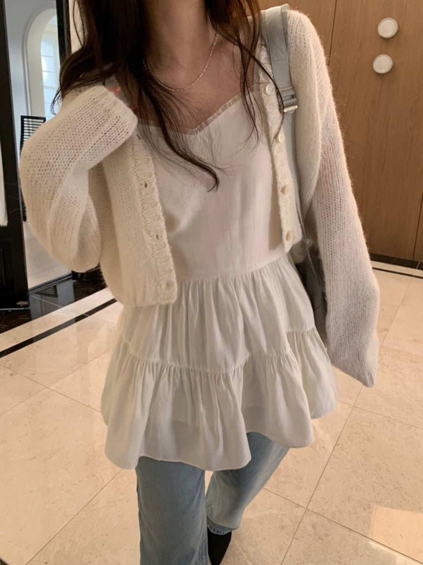 即納 Heart frill onepiece