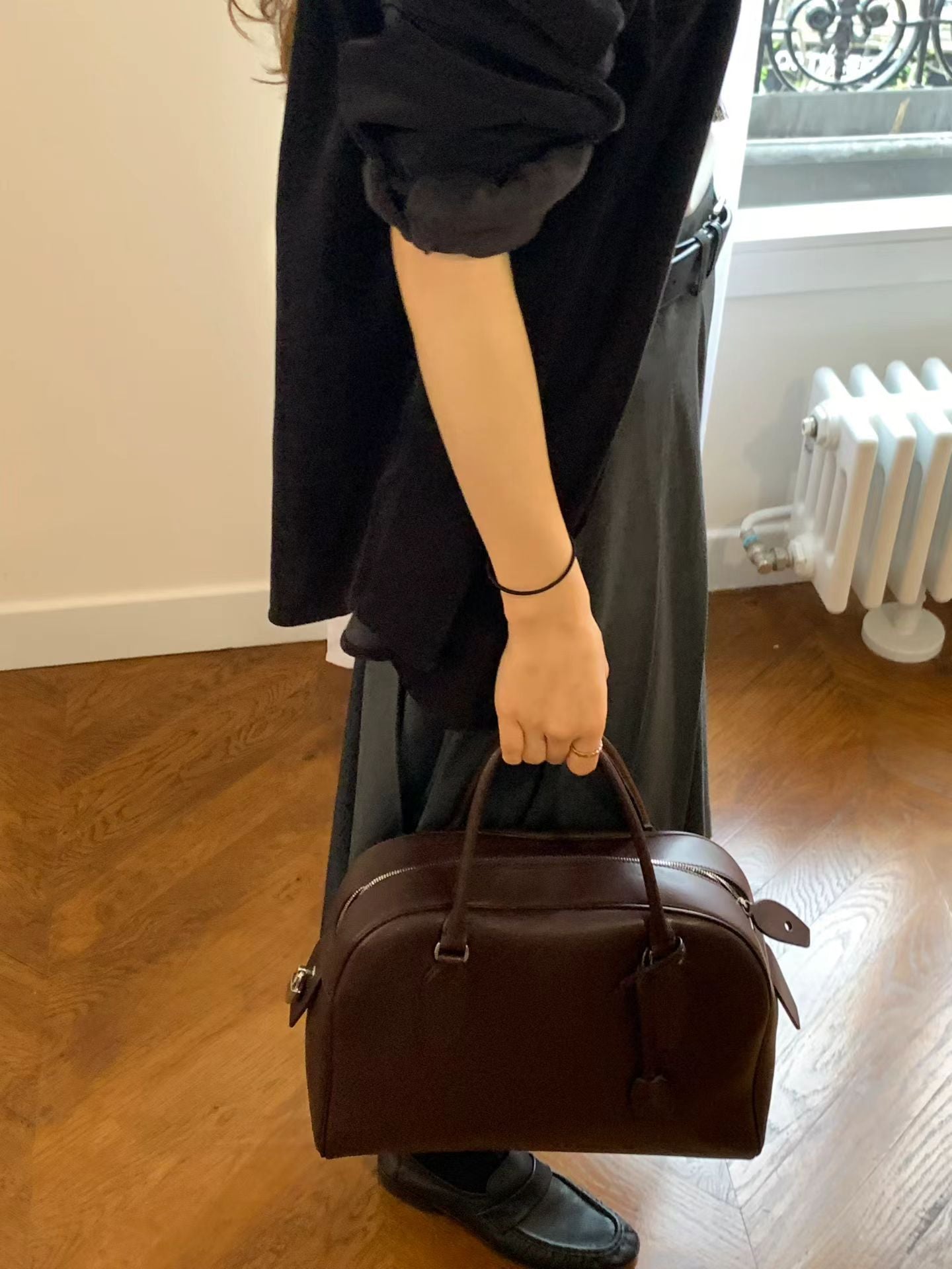 Ounce hey pleats skirt-2col