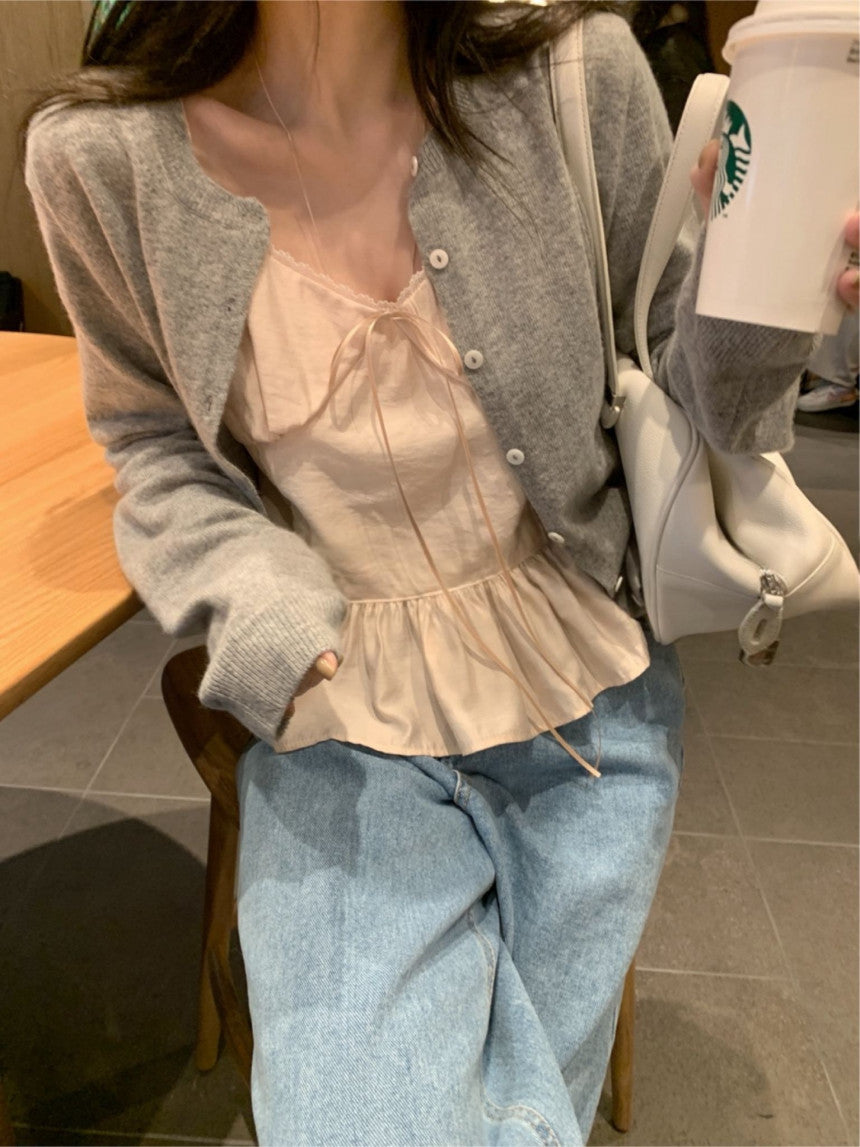 Apple frill bustier-2col