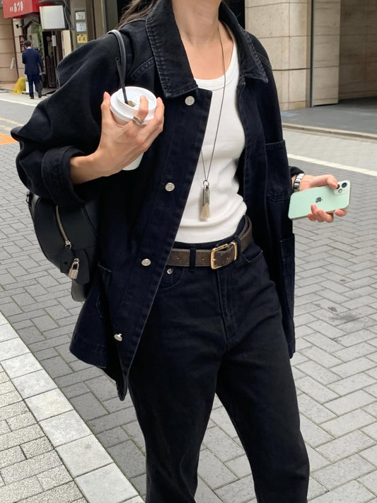 Evening denim jacket