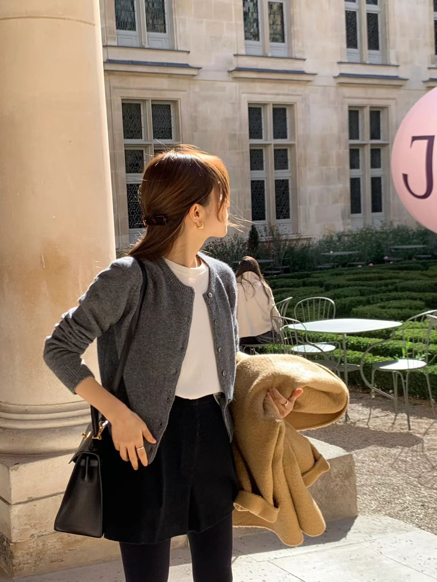 Ounce classic raccoon cardigan-2col