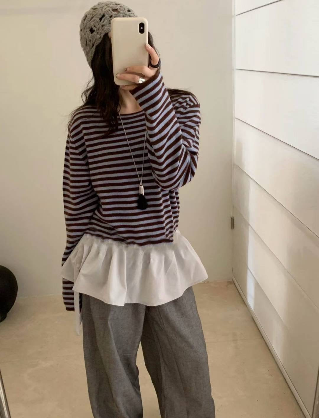 cash boat neck s.t knit-3col