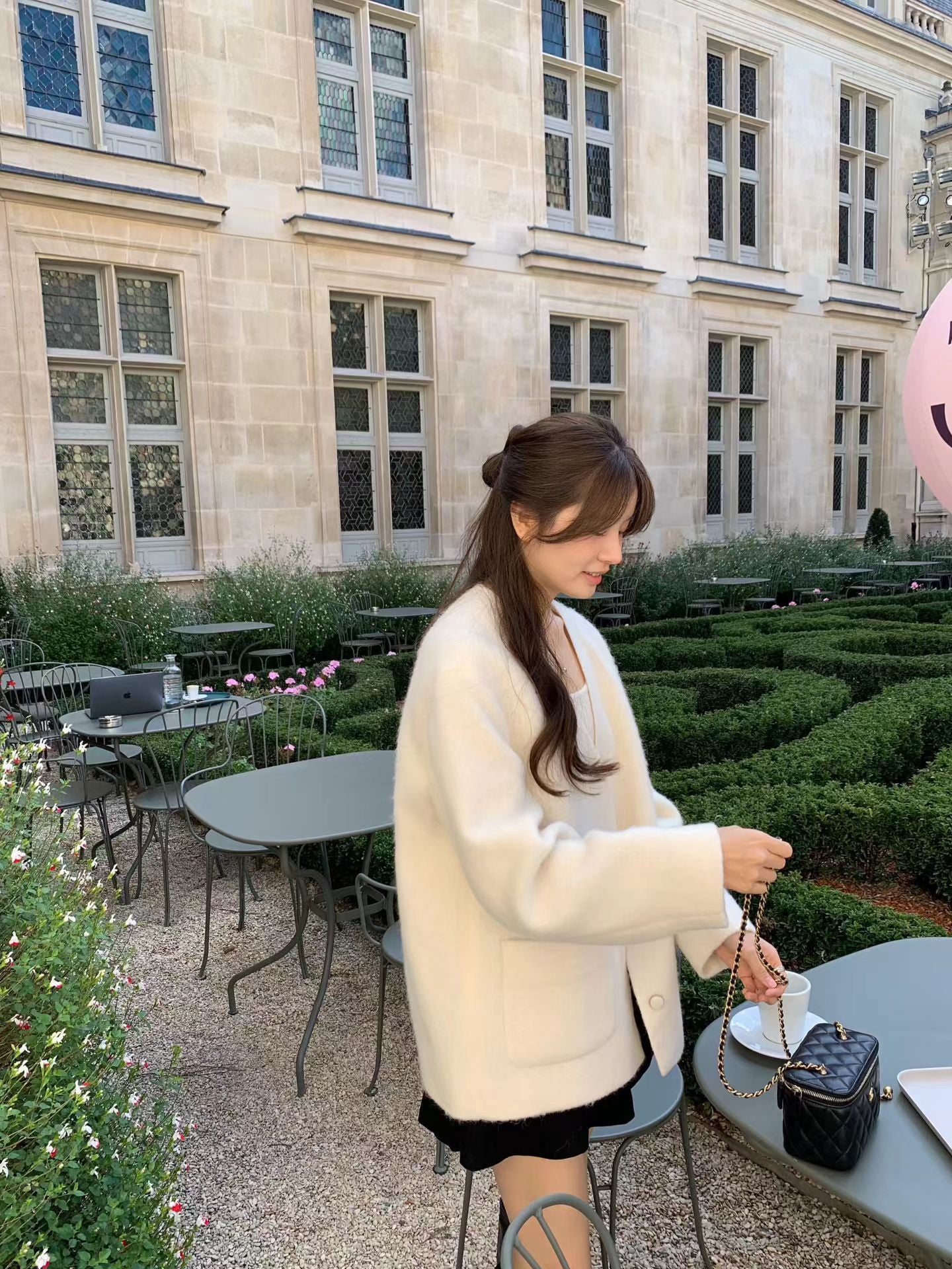 Ounce ven alpaca half coat