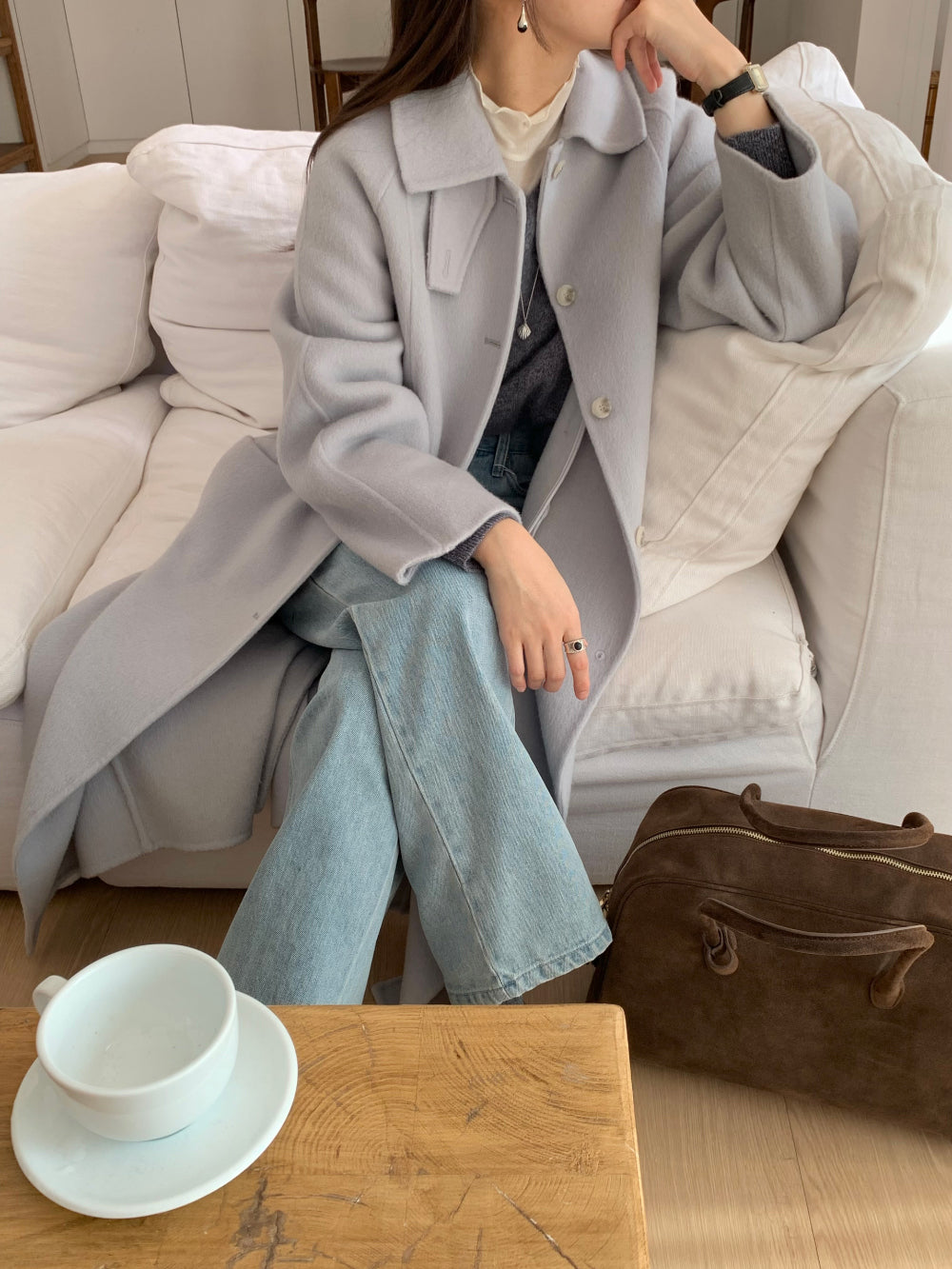 one mile long handmade coat-3col