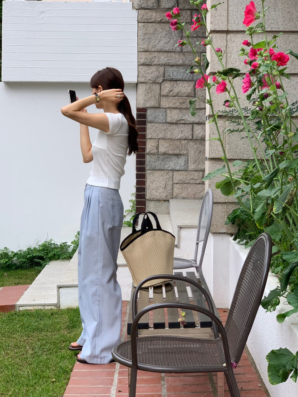Blooming pants-2col