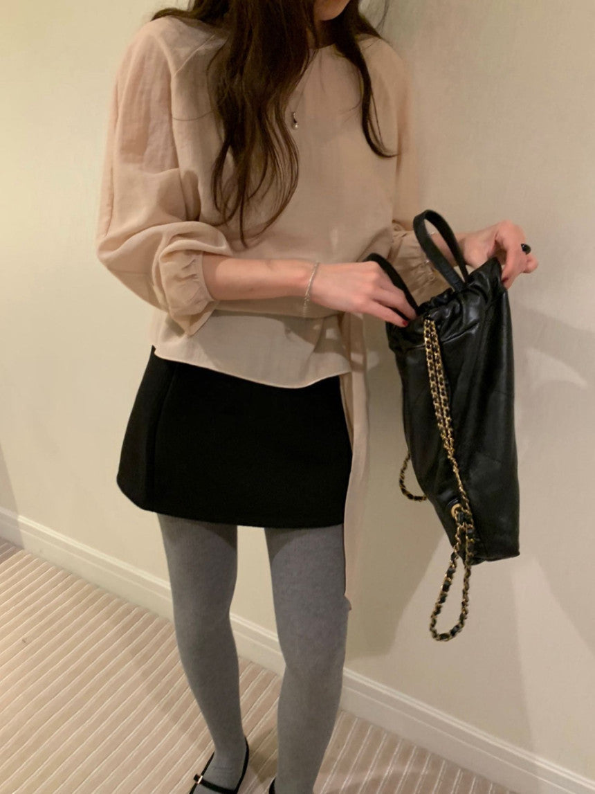 wish tie blouse-3col