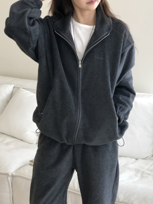 Luzern fleece zip up&pants-3col