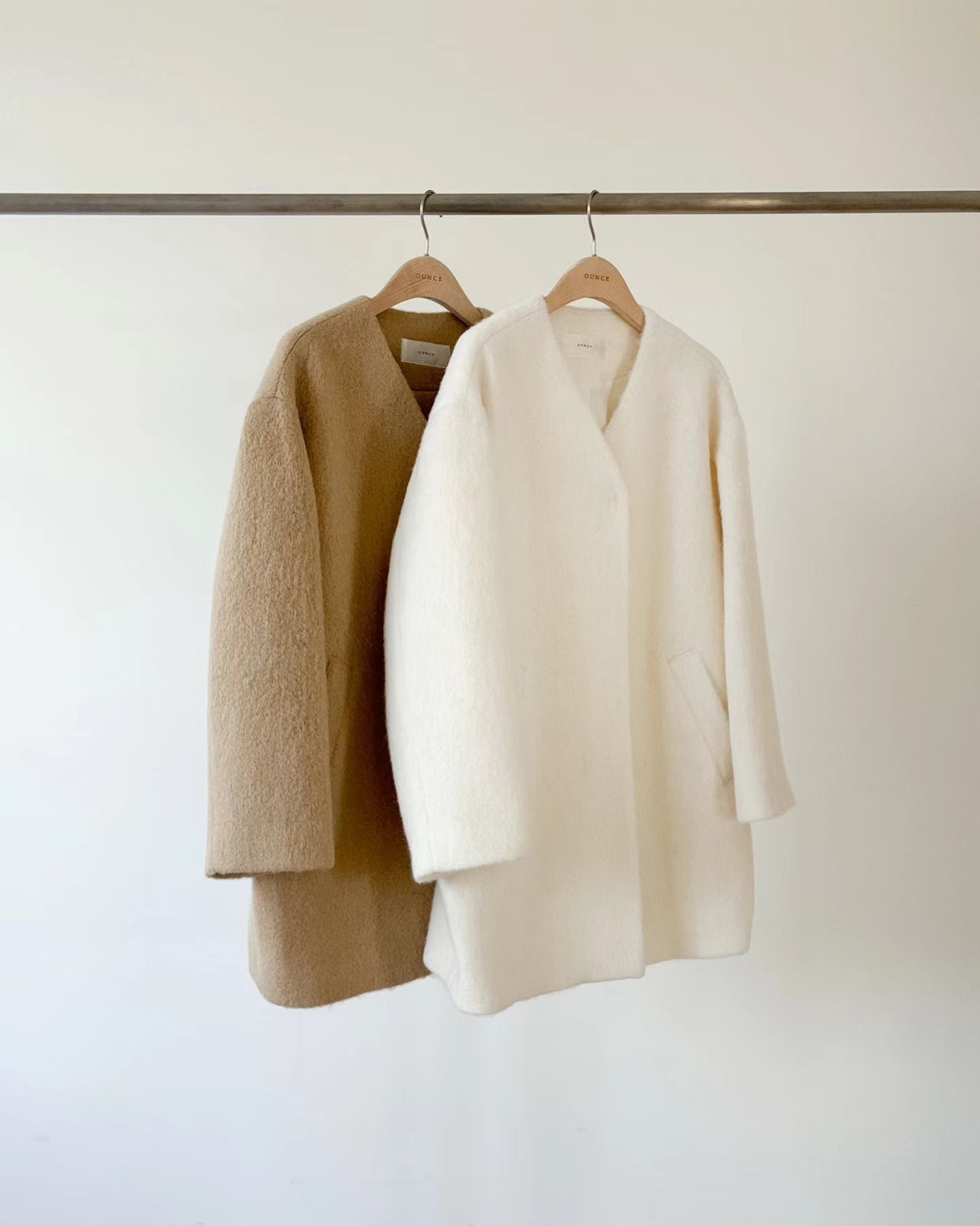 Ounce sander alpaca half coat-2col