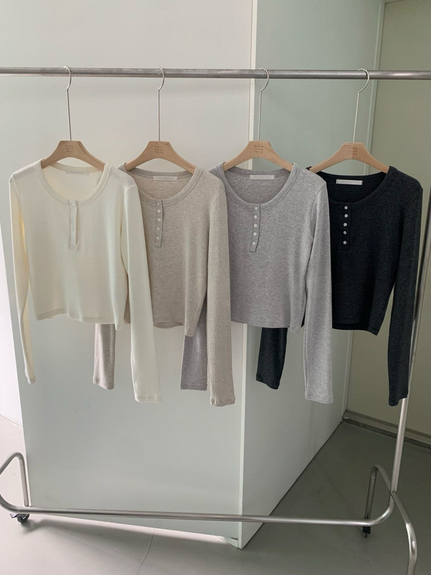 button winter T-4col