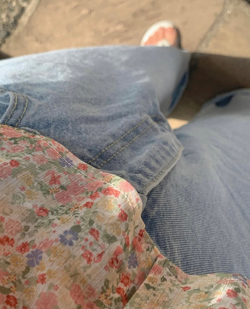 liter kiko flower blouse