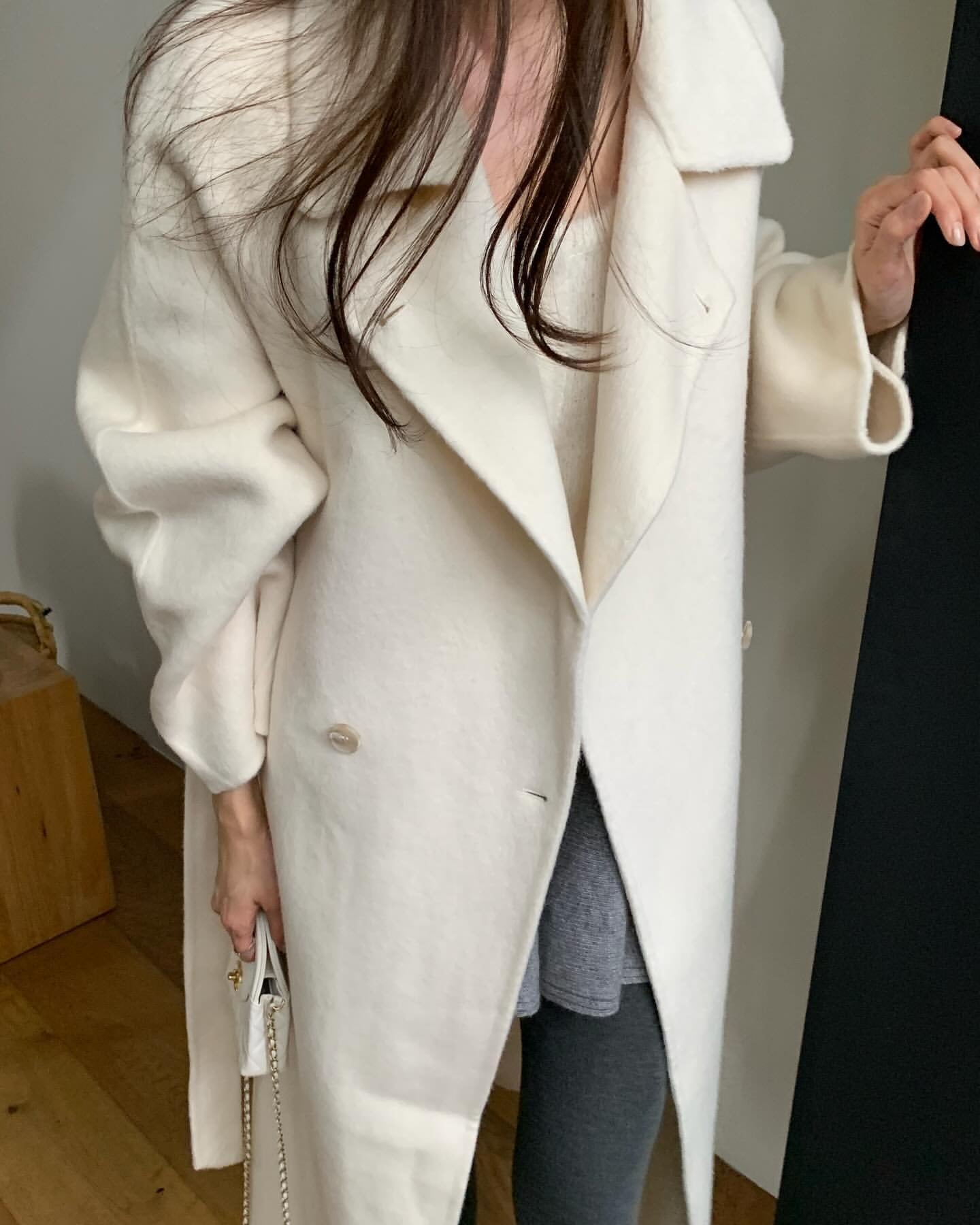 即納 riette nhoa long handmade coat