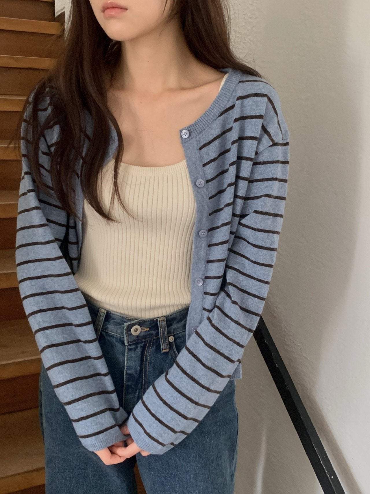 S.T cardigan-3col