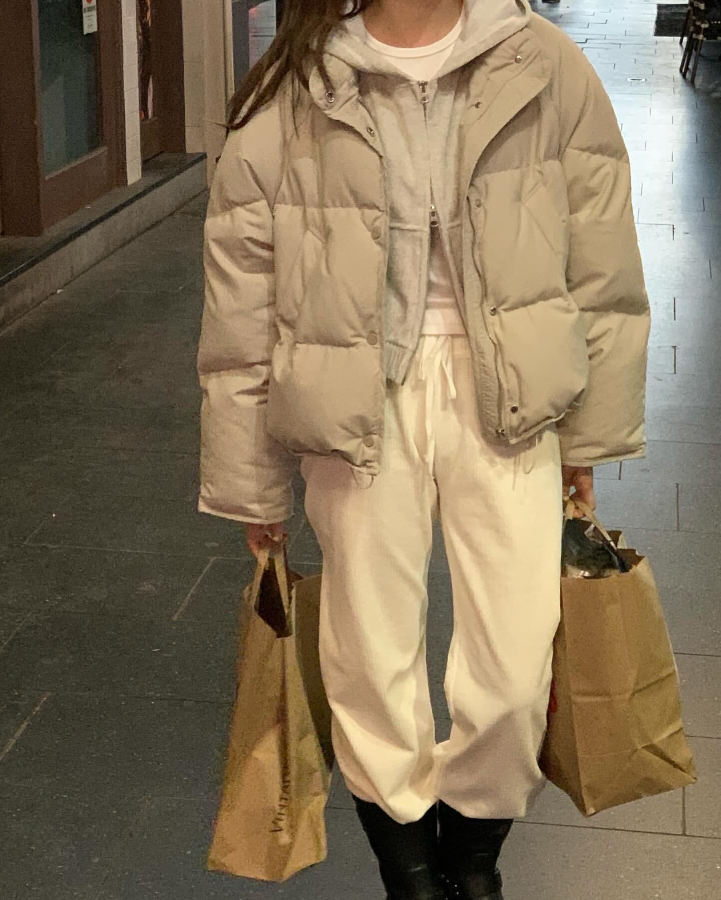 Carol goosedown short padding-2col