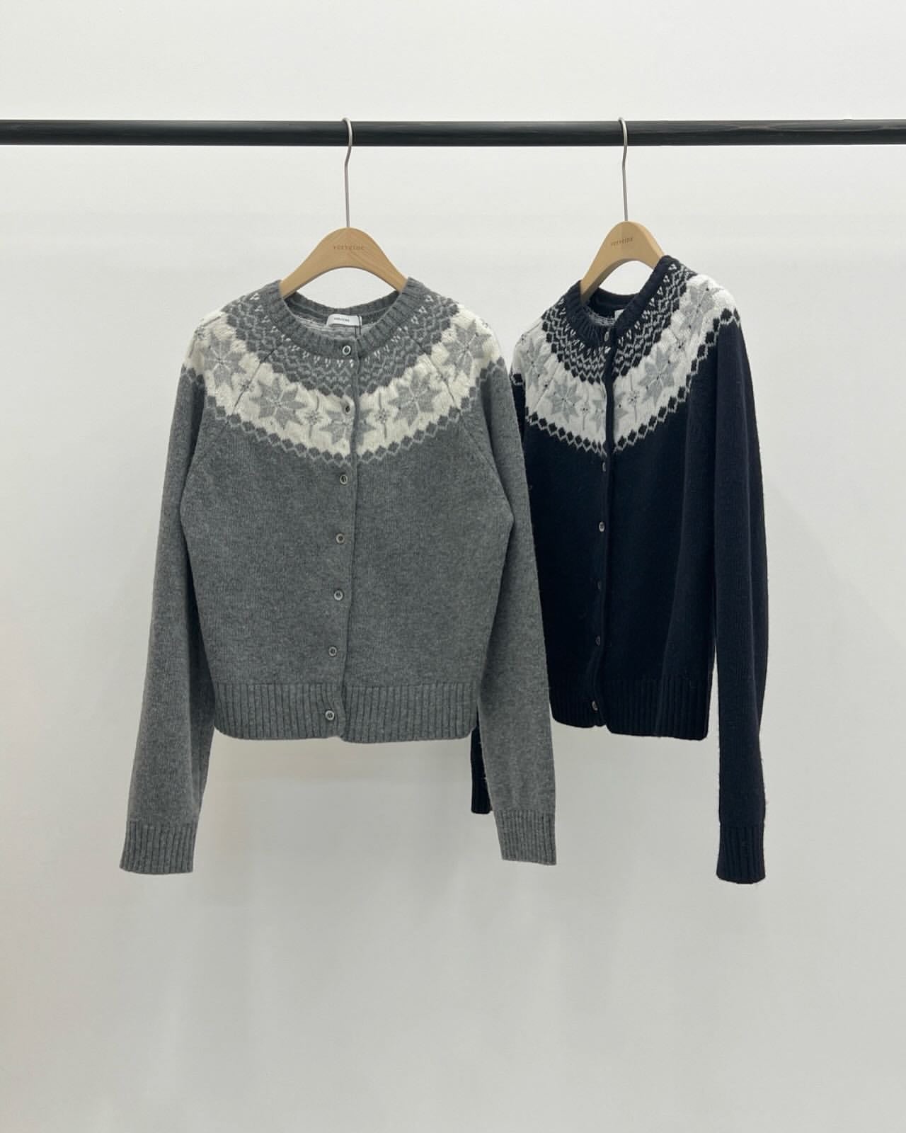 Otaru snowflake jagad cardigan-2col