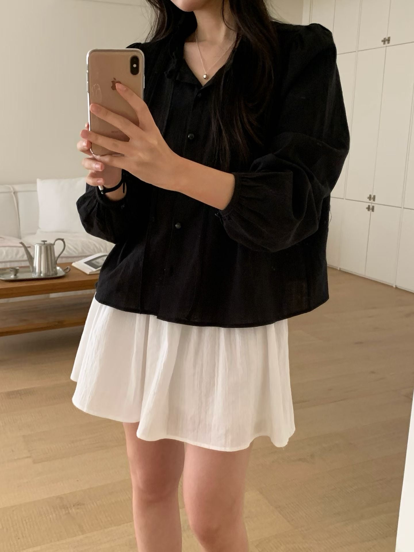barnet pintuck blouse-3col