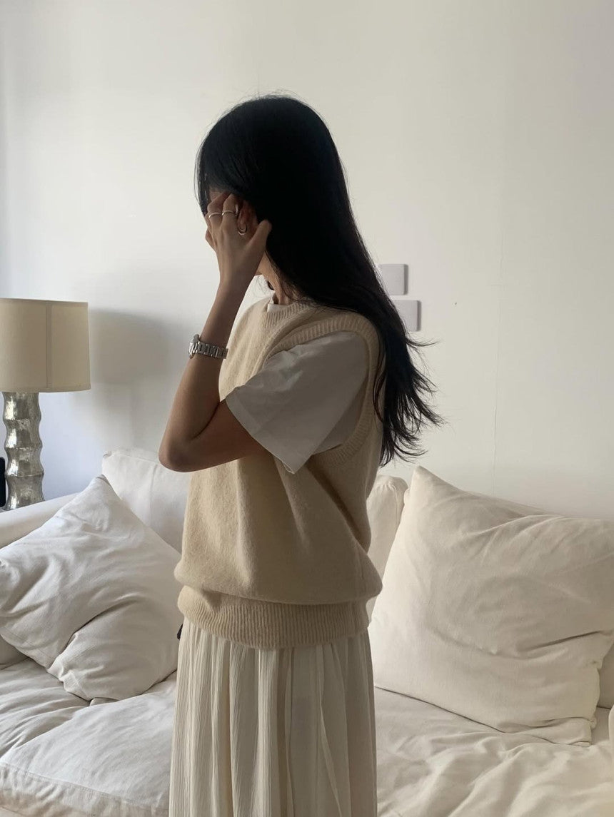 Foe alpaca vest-3col