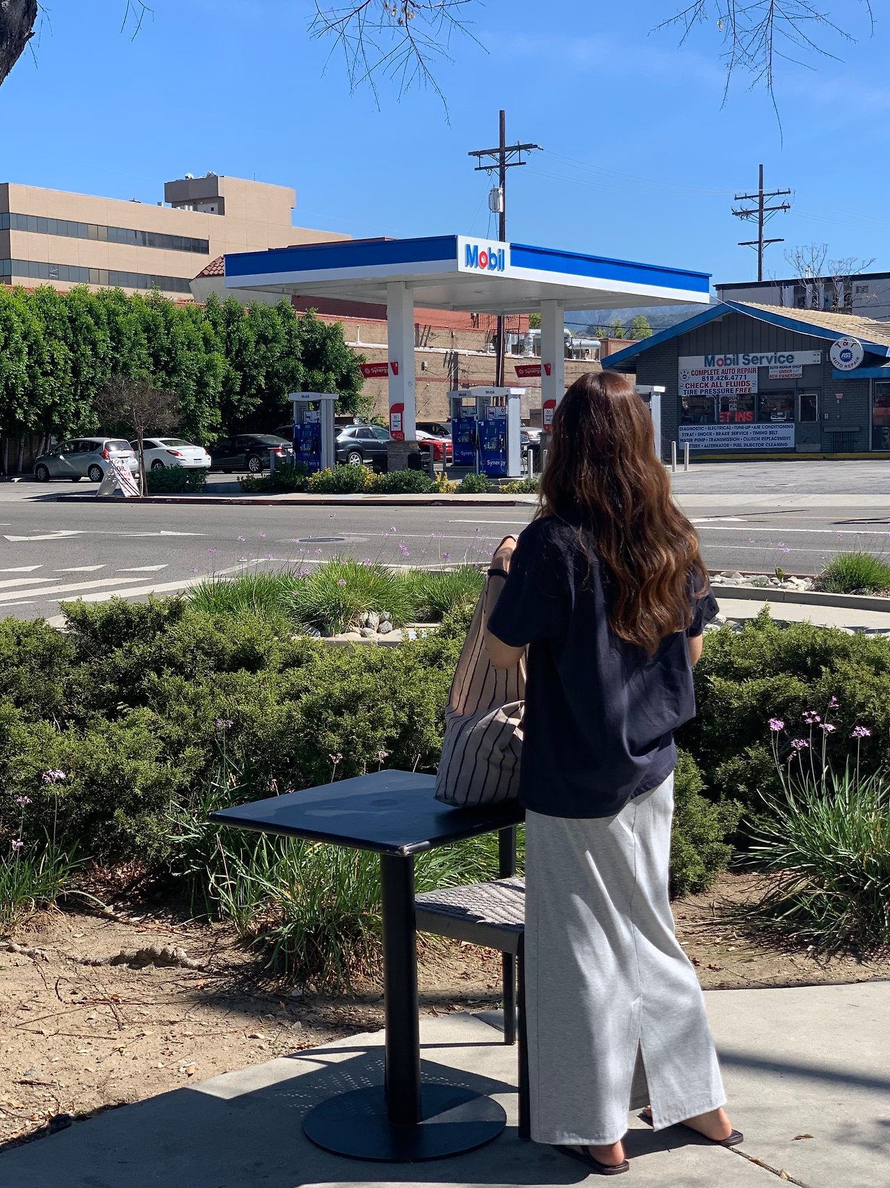 Rive jersey long skirt-4col