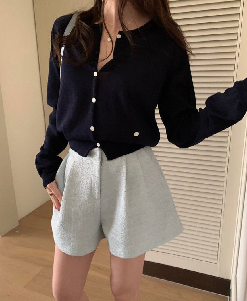 loose linen cardigan-5col